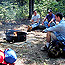 Backcountry camping