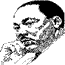 sketch of Dr. King
