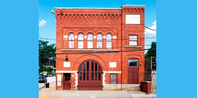 Photo of Front Exterior of the Fire Station No. 6