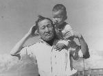 Grandfather and grandson