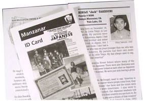 Image of a Manzanar ID card