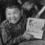 A young American boy in school at Manzanar. Photo by Francis Stewart.