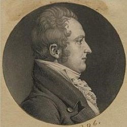 A portrait of William Van Ness in profile
