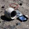 An intact vessel that was discovered after the 2000 Pony Fire.