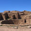 View of mesa top pueblo site