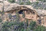 View of Balcony House from Soda Canyon Overlook