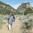 Hikers on the trail to Spring House