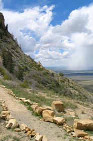 View of valley from Knife Edge Trail