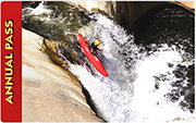 2013 America the Beautiful Annual Pass. Kayaker in a rapid.