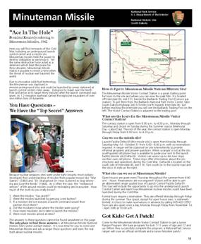 Minuteman Missile newspaper page