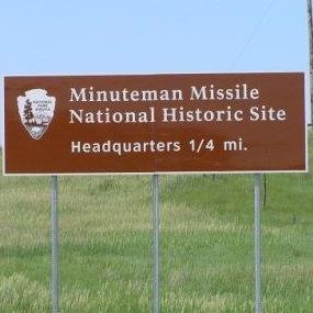Minuteman Missile directional sign