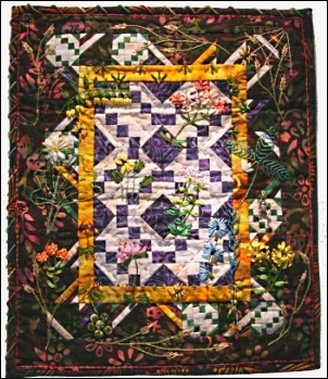 A vibrant quilt