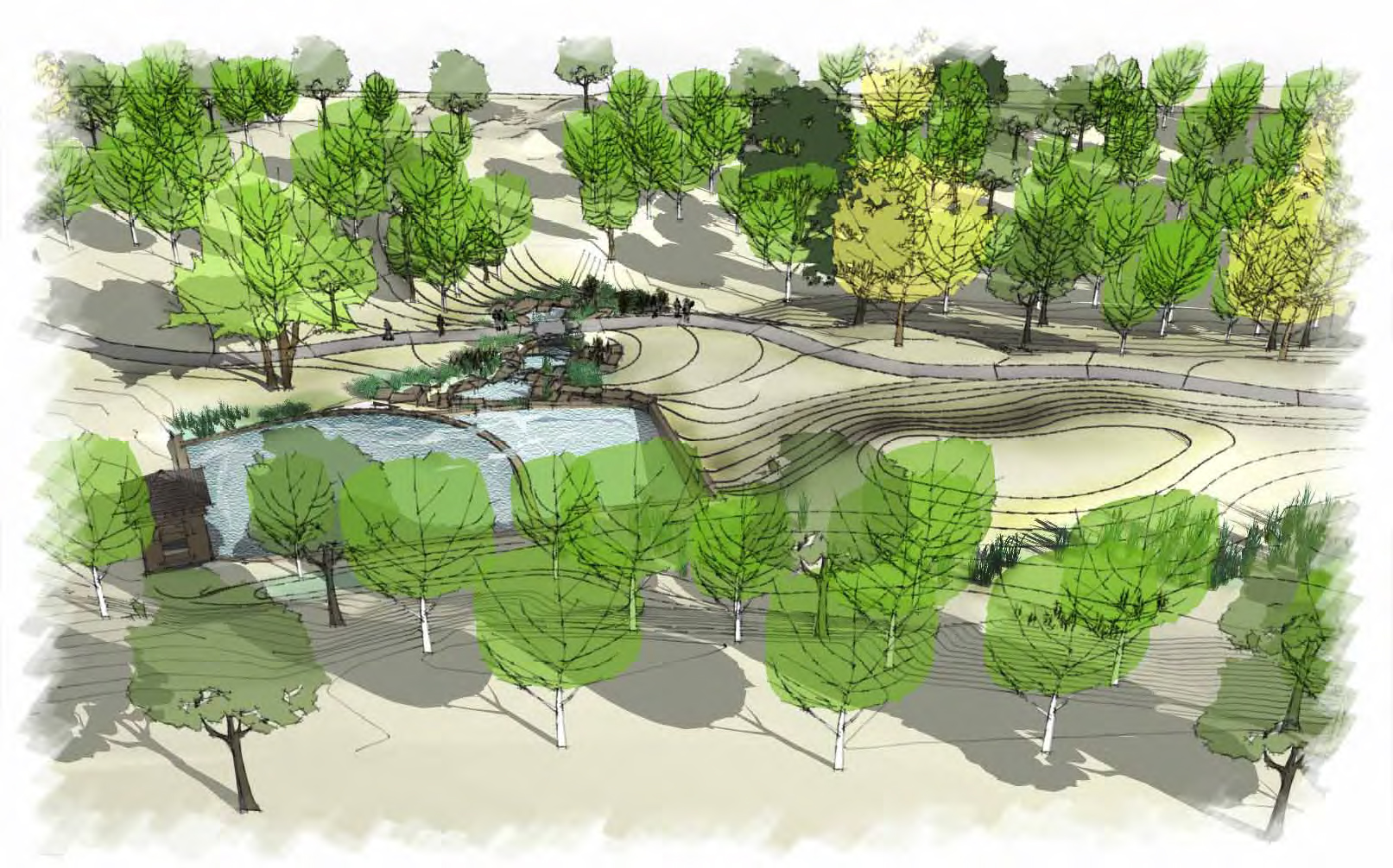 Coldwater Spring Park Landscape Rendering