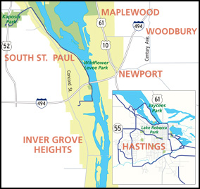 Click for a printable version of map and trail notes.