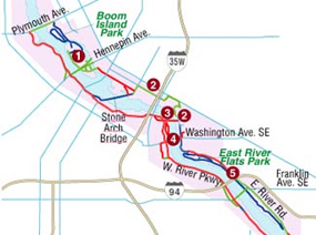 Map of Section 11 of the Trail User Guide