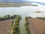 Confluence of Missouri and Vermillion rivers