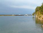 By the boat ramp at Running Water, SD