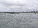 Newly created sandbar from the flood of 2011