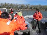 Superintendent Steve Mietz listens to river discussion 