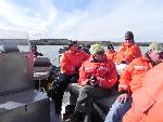 Park Stakeholders listen to discussion on bald eagle habitat