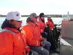 Park Stakeholders look across the Missouri at Old Baldy
