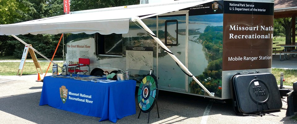 The Mobile Ranger Station is the park's visitor center on wheels.