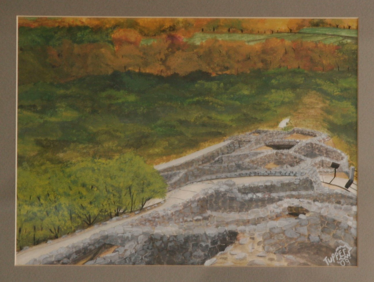 Tuzigoot painted by Tupper