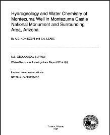 Hydrogeology and Water Chemistry of Montezuma Well