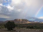 Rainbow over Tabletop Mountains