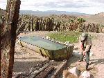 Water trough at Bullock Spring