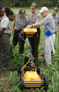 Surface penetrating radar