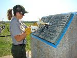 MD 2) Waxing the bronze tablet