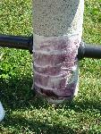 PA 5) Treating rust stain with poultice