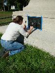 PA 6) Waxing plaque