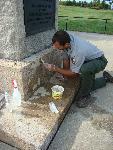 UDC 4) Using poultice to remove copper staining