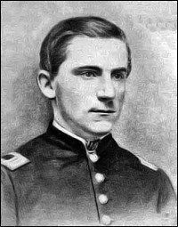 Young man in Union army uniform.
