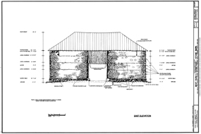 Stone Barn HABS Drawing