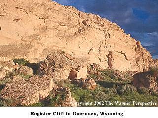 Photo of Register Cliff near Guernsey, WY.