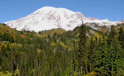 Mount Rainier and the Paradise Valley. October 18, 2011. 