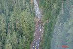 Aerial View of Damage on Highway 123