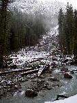 Snow-dusted Landslide