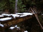 Footbridge on Silver Falls Trail