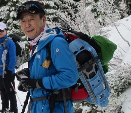 Rescued Snowshoer Yong Chun Kim