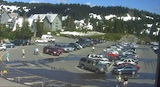 Looking east over the parking lot from the Jackson Visitor Center in Paradise.