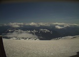 The view looking south from Camp Muir on Mount Rainier.