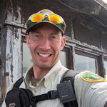 A volunteer at Mount Rainier National Park.