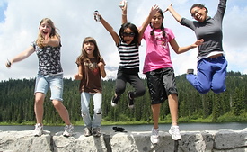Kids enjoying the CAMP program in 2009