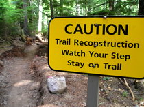 The Wonderland Trail, under reconstruction