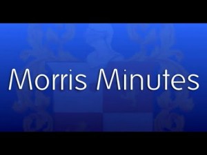 The logo of the Morris County's Morris Minutes series