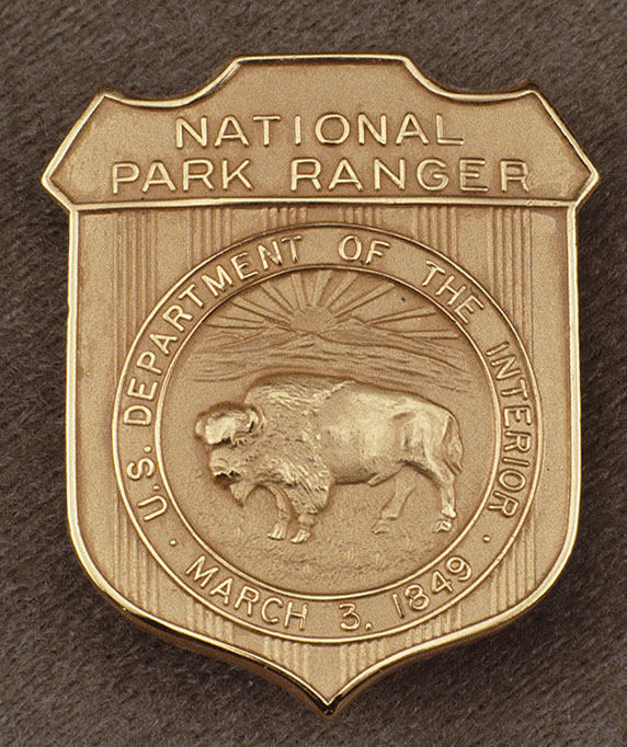 Photo of  National Park Service badge